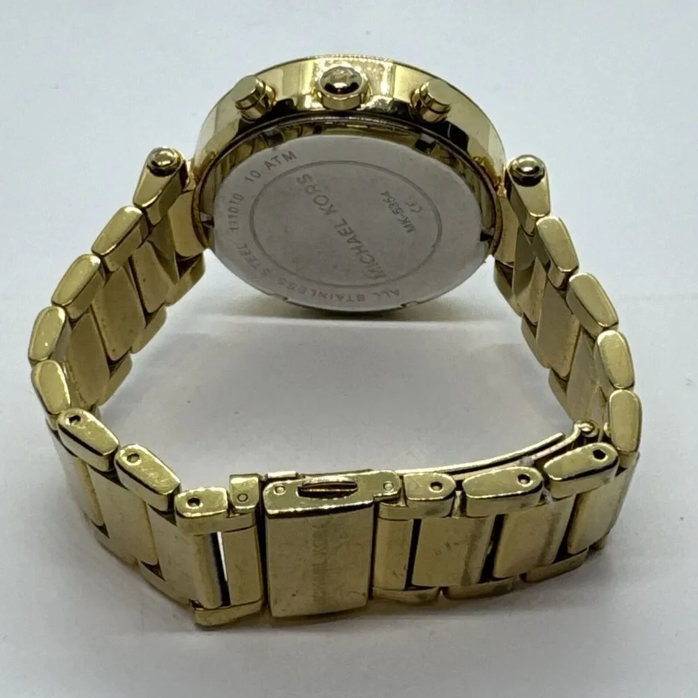 Michael Kors Parker MK5354 Women's Gold Stainless Steel Analog Dial Watch JNA614
